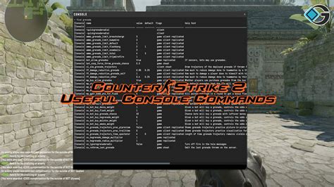 Use the Console & Commands List in CS:GO .